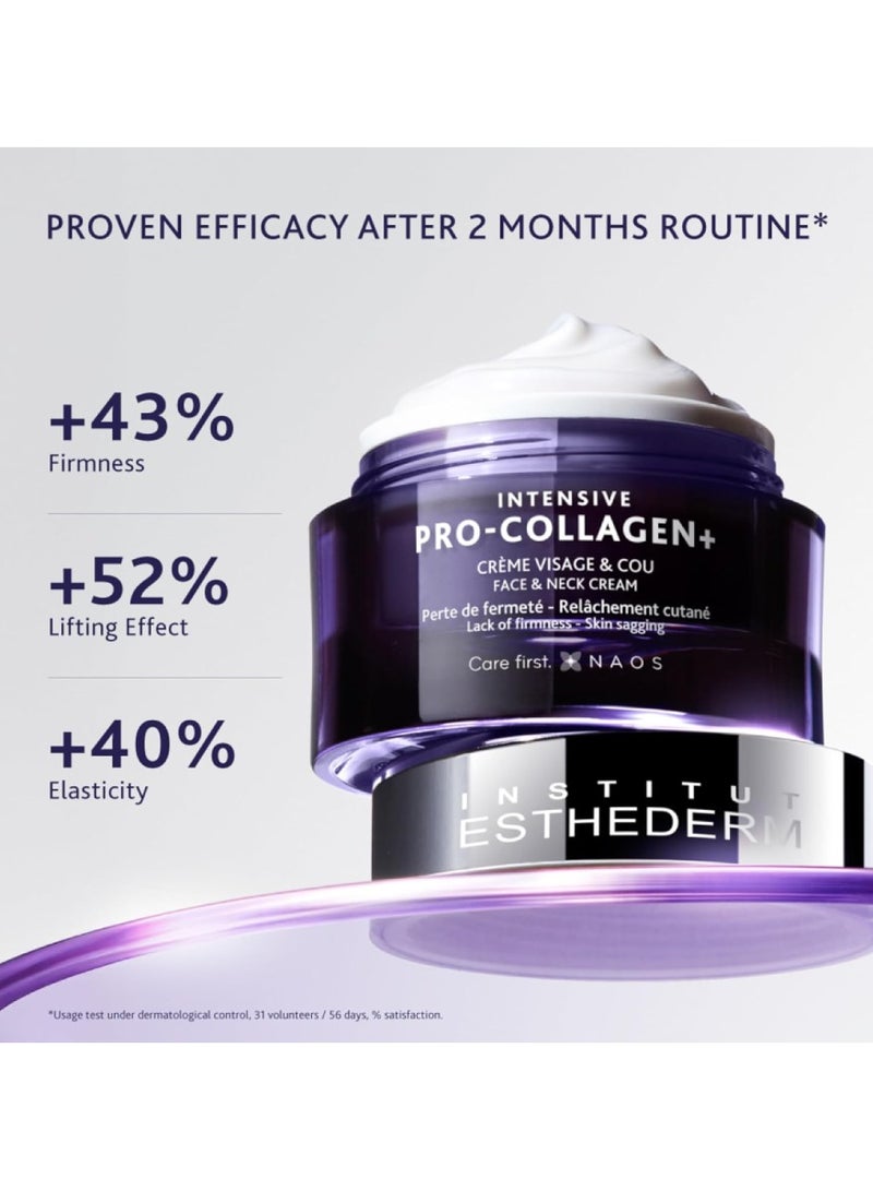 INSTITUT ESTHEDERM Intensive Pro Collagen Plus Firming Face and Neck Cream Pot 50 Ml - Image 3