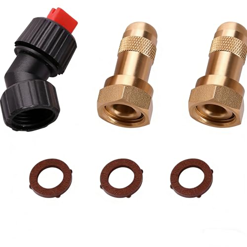 SeDeplacer 49162728 Replacement Sprayer Nozzles Tool Compatible with 4Gallon Backpack Switch Sprayer 282020PS282021PS Includes 2 Adjustable Nozzles1 Fan nozzle - Image 1