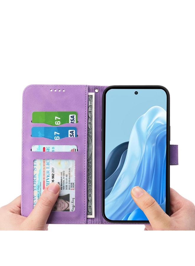 اس-توب جراب لهاتف Samsung Galaxy S25 Edge 5G Dierfeng Dream Line TPU جراب هاتف هجين من جلد البولي يوريثان - Image 4