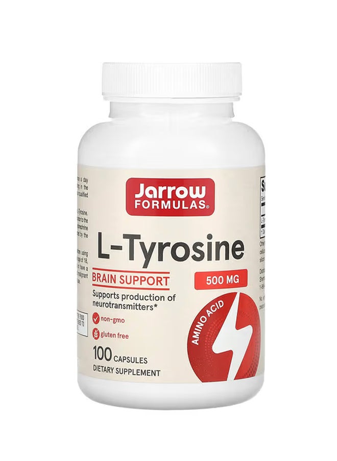 jarrow formulas L-Tyrosine 500 mg 100 Capsules 