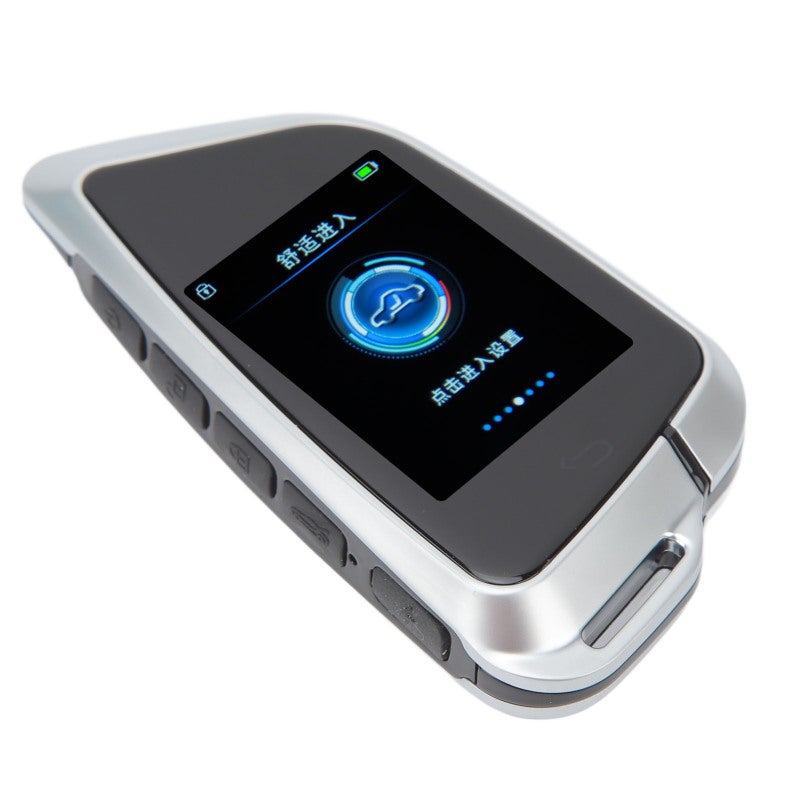 Smart LCD Key + Zinc Alloy Frame + Keyless Door Unlock - Long Standby Time LCD Screen Key Fob for Car Owners - Image 5