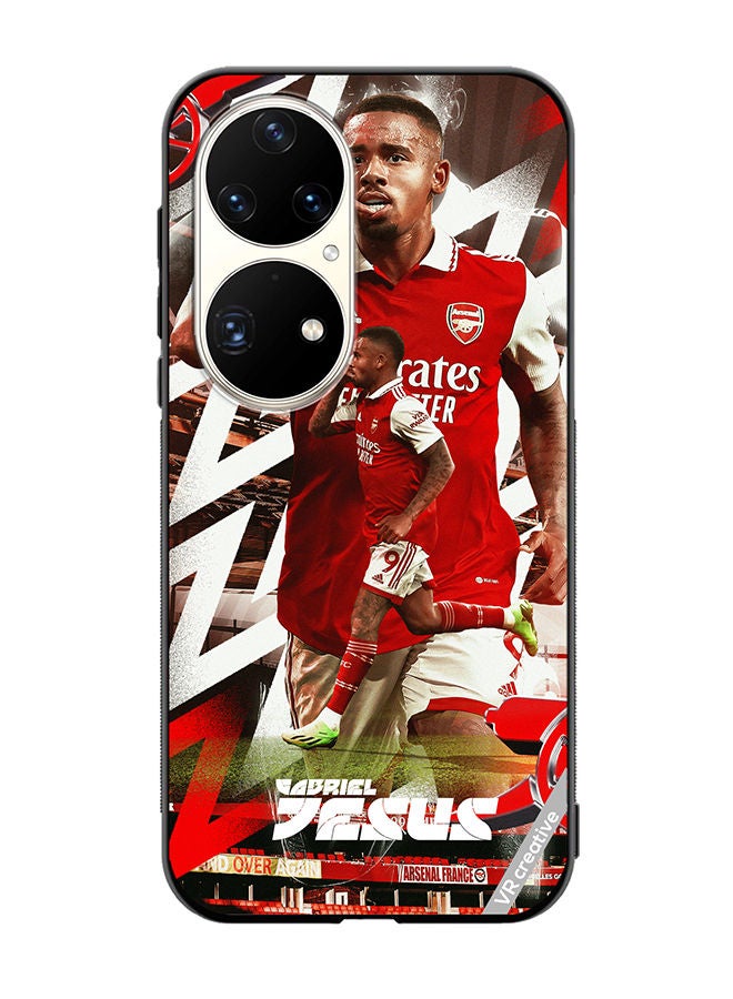 VR CREATIVE Protective Case Cover For Huawei P50 Pro Gabriel Jesus Design Multicolour - Image 1