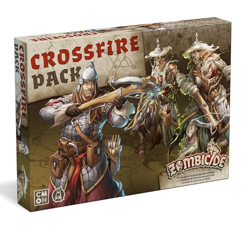 CMON Zombicide White Death Crossfire Pack Add New Guards Zombies to Your Games Cooperative Strategy Game with Tabletop Miniatures Ages 14 16 Players 1 Hour Playtime Made by CMON - Image 1