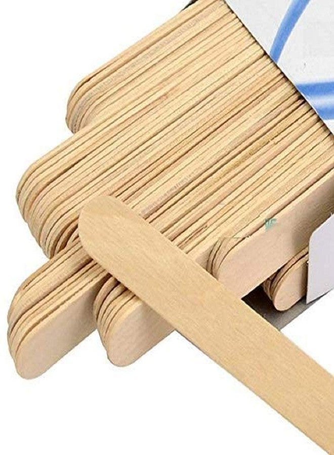 ROODILES Premium Wooden Wax Sticks for Hair Removal - Smooth, Hygienic & Salon-Quality at Home! Pack of 200 Pieces (PACK OF 2 box) - Image 1