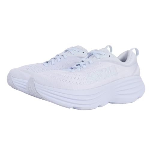 Hoka Men's Bondi 8 White/White 9 Medium - Image 1