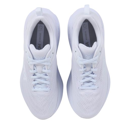 Hoka Men's Bondi 8 White/White 9 Medium - Image 2