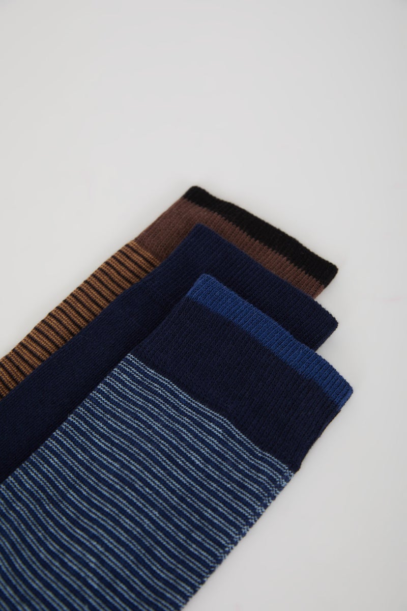 DeFacto Man Man 3 Piece Cotton Long Socks - Image 2