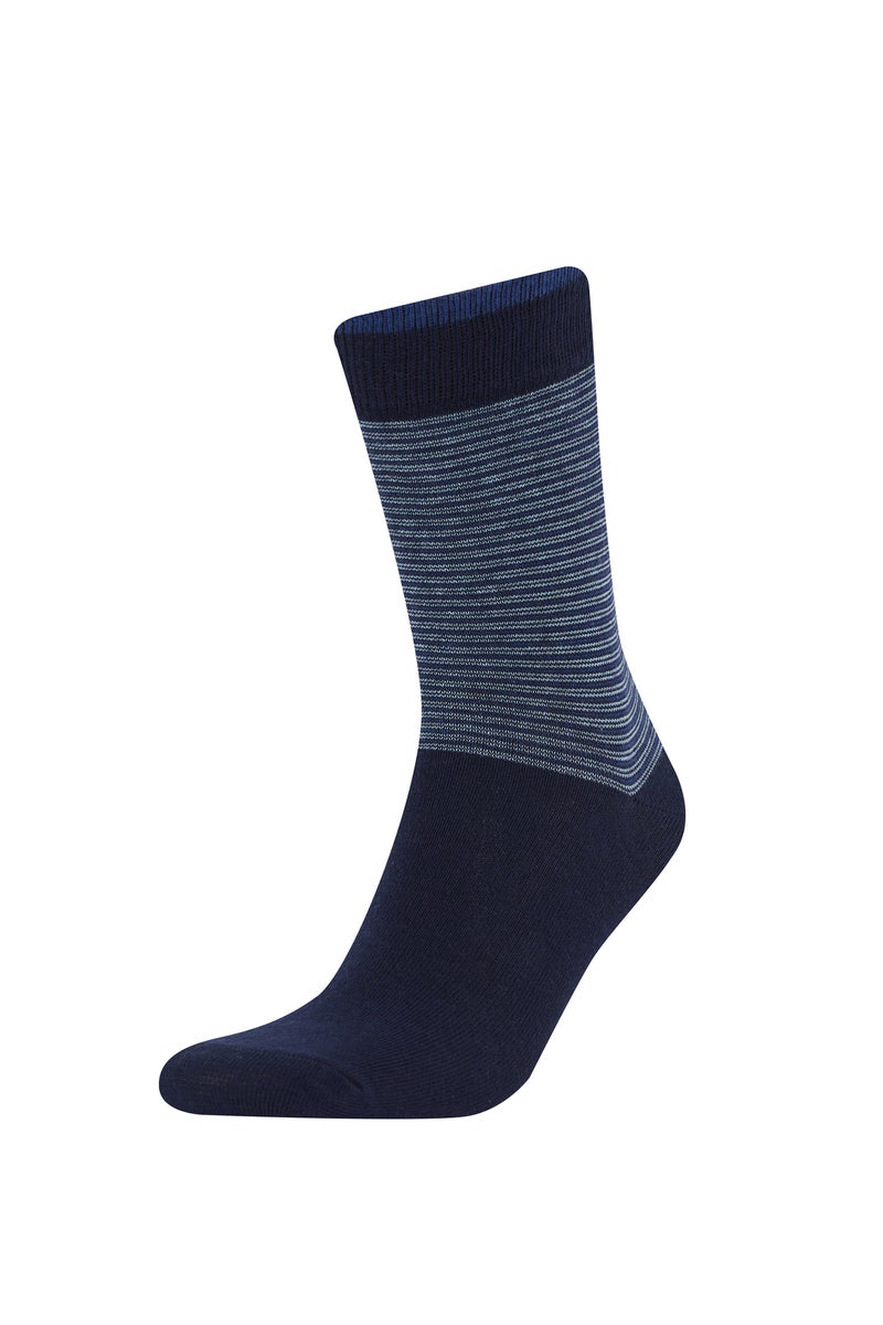 DeFacto Man Man 3 Piece Cotton Long Socks - Image 4