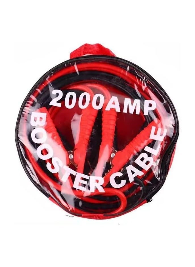 Jumper Cables for Car Battery,Heavy Duty Jumper Cables with PVC CASE, 4m 2000AMP Jump Starting Dead or Weak Batteries Emergency Roadside Assistance, Works in Every Weather - Image 1