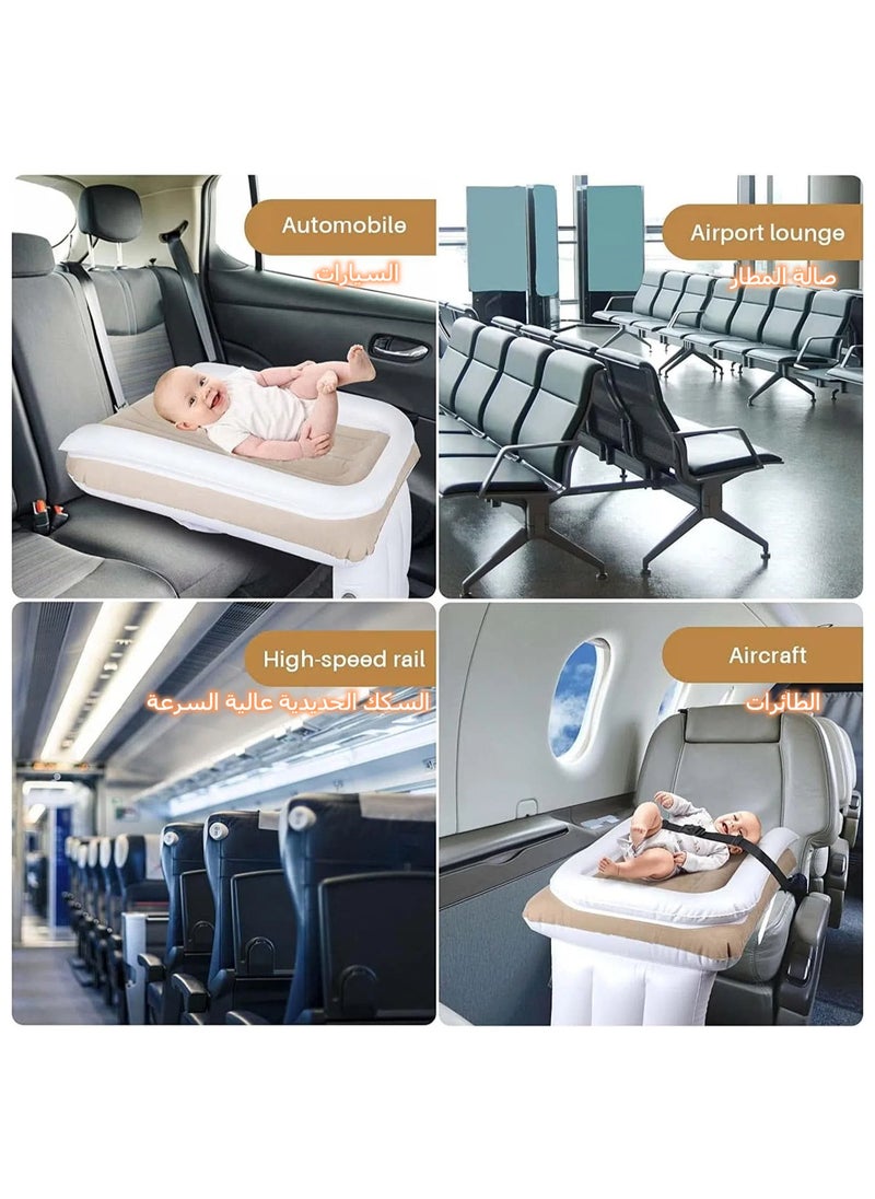 XICEN Infant Air Bed,Inflatable Airplane Bed,Baby Travel Bed Fits Most Airplane Economy Seats  - Image 5