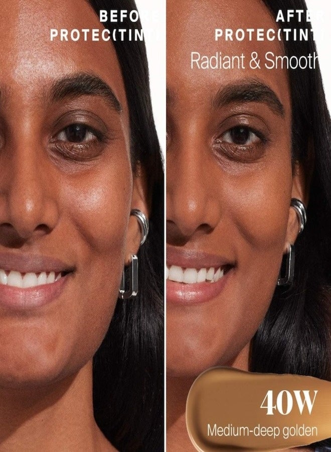 Supergoop سوبرغوب! بروتيك (تينت) واقي شمس يومي بتغطية تينت SPF 50 مع إكتوين - 40W (ذهبي متوسط عميق)، 35 مل - Image 3