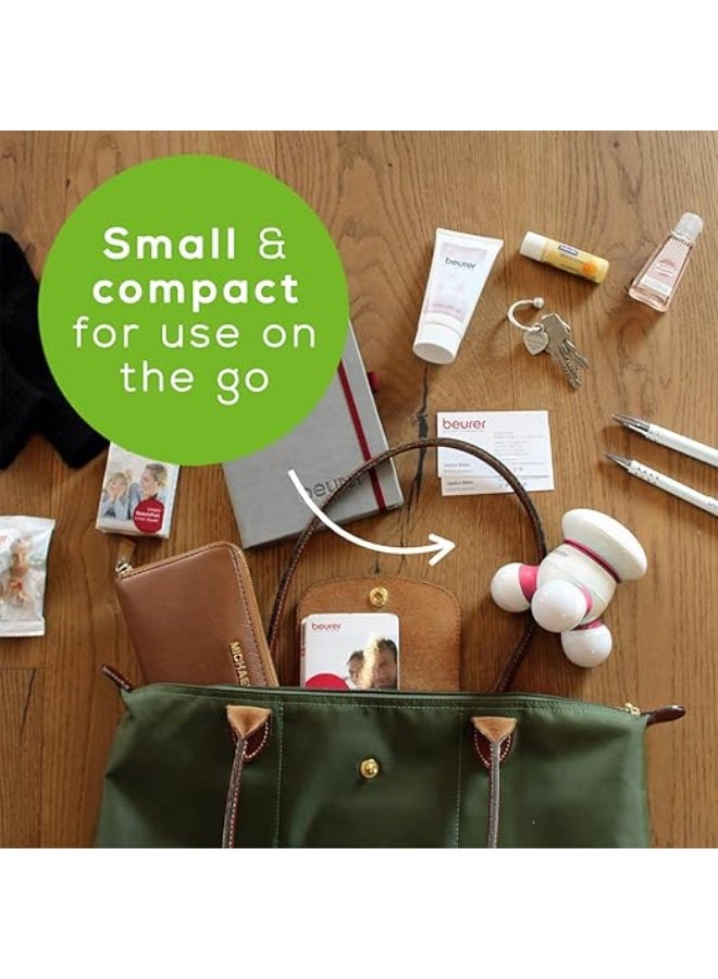 Beurer Handheld Mini Body Massager With LED Light Gentle Vibration Portable Easy Grip For Pressure Point Massage - Image 4