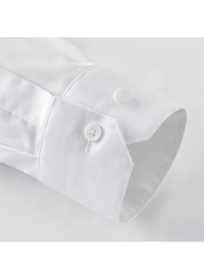 Firs Autumn New Long Sleeve Shirt Men Modal Wrinkle-free 3a Antibacterial Skin-friendly Machine Washable Business Casual Polo Shirt - Image 2