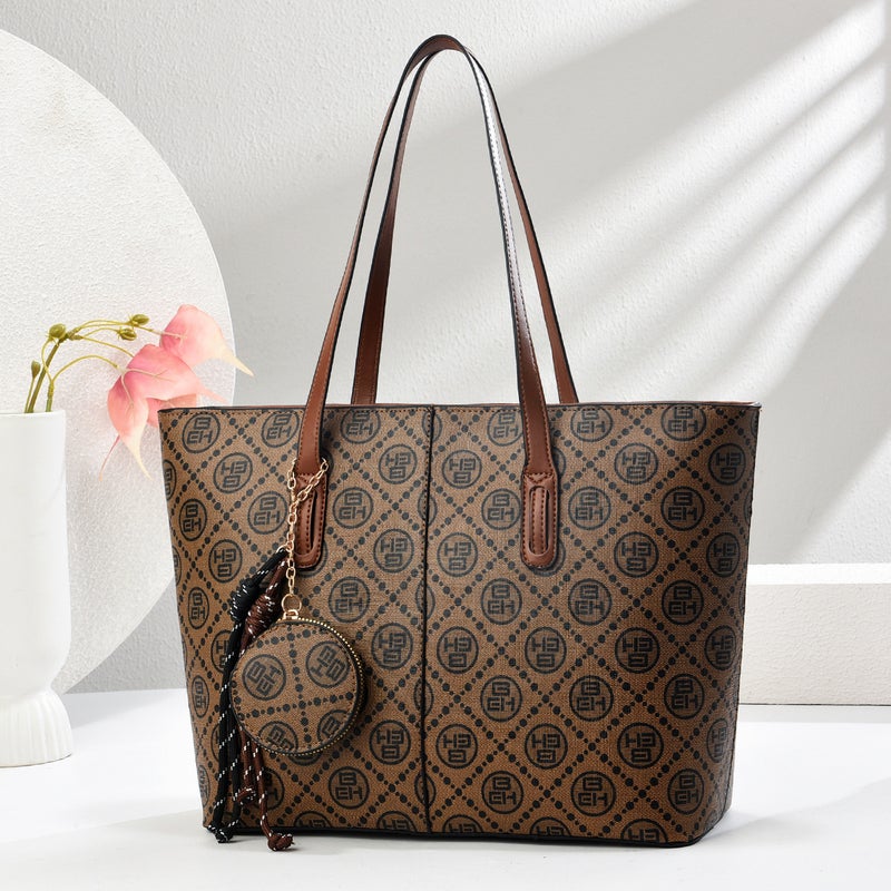 Tote Bag Classic Checkerboard Handbag Small Round Bag Hanging Ornaments Shoulder Bag Taizhou Women'S Bag Bags - Image 1