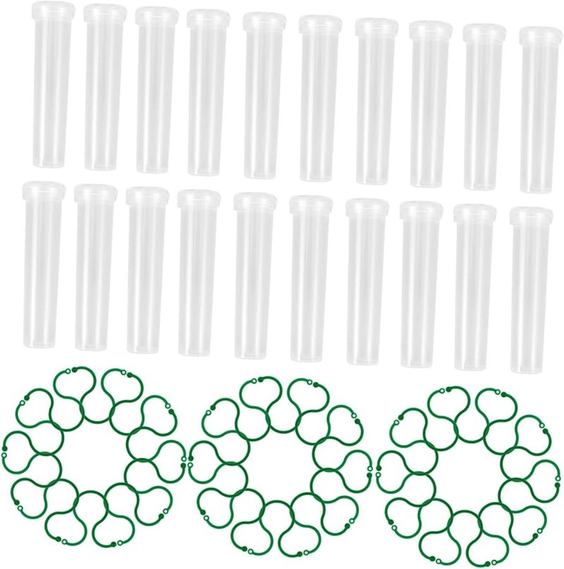 أنابيب زهرية لحفظ الزهور ترتيبات قوارير مياه مجموعة أنابيب تغذية مدمجة خفيفة الوزن - Image 2