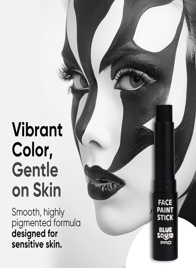 Blue Squid PRO Black Face Paint Stick - Waterproof Body Paint for Adults & Kids Eye Black Baseball, Eyeblack Softball - Vegan Hypoallergenic Twist-Up Non-Toxic Makeup Stick for Cosplay, Sports & SFX - Image 5