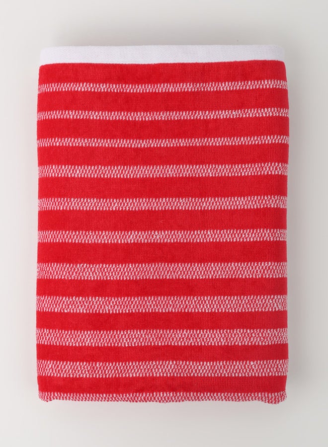 White Rose Towel OASIS S - 450 GSM - 100% Cotton Velour - Bath Sheet 80x160 cm -MultiColour - Modern Stripe Design - Luxury Touch - Extra Absorbent - Image 5