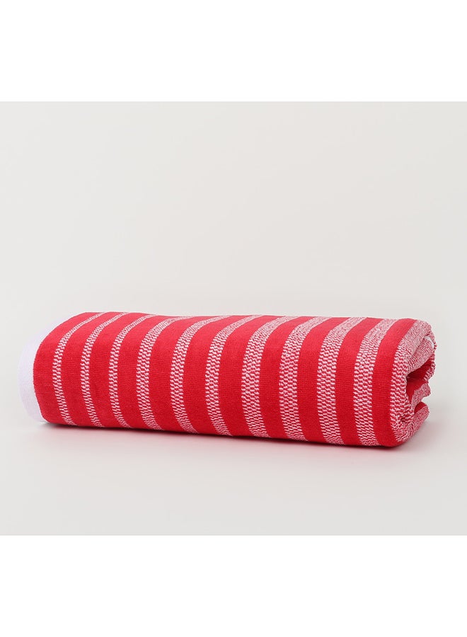 White Rose Towel OASIS S - 450 GSM - 100% Cotton Velour - Bath Sheet 80x160 cm -MultiColour - Modern Stripe Design - Luxury Touch - Extra Absorbent - Image 3