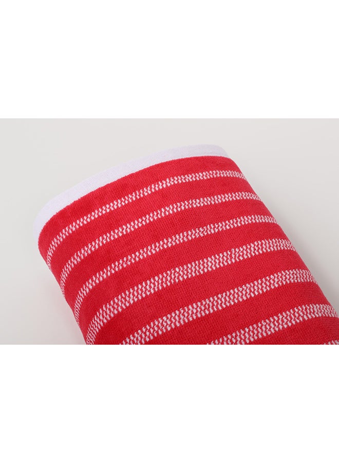 White Rose Towel OASIS S - 450 GSM - 100% Cotton Velour - Bath Sheet 80x160 cm -MultiColour - Modern Stripe Design - Luxury Touch - Extra Absorbent - Image 4