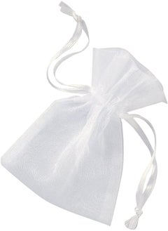 Unique Party Sheer Drawstring Organza Pouches, 4ct 