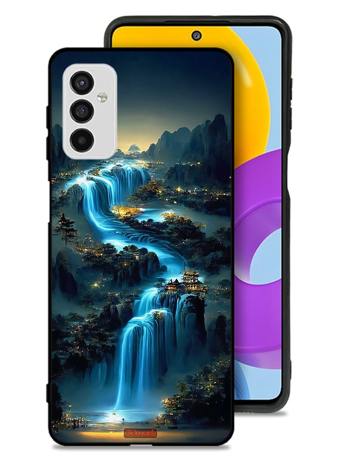 Tolwak Samsung Galaxy M52 5G Protective Case Cover Waterfall Art - Image 1