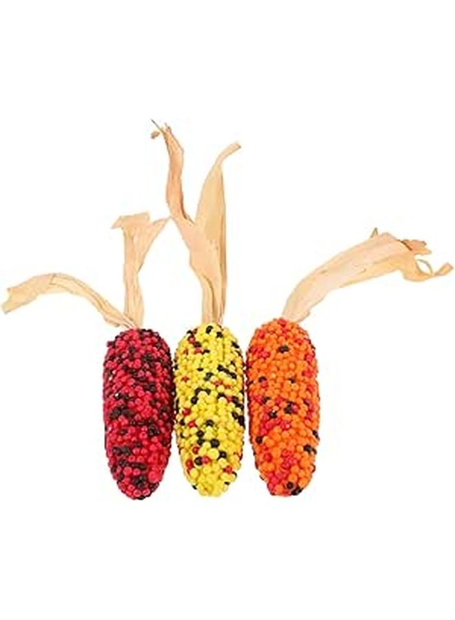 3Pcs Realistic Artificial Corn Models Foam Fall Harvest Decoration Kitchen Home Display Photography Props - Image 1