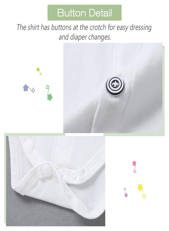 WESIDOM Baby Boy Clothes Suit 0-24M Infant Gentleman Wedding Outfit, Shirt+Bowtie+Beret+Suspender Pants Clothing Set - Image 3