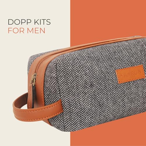 Hamelin Toiletry Bag Shaving Kit Organiser | Travel Friendly Shaving & Makeup Pouch | Toiletry Kit for Men and Women | Dopp Kit | All in One Stylish Organizer for Beauty Essentials | Toiletry Case - Image 2