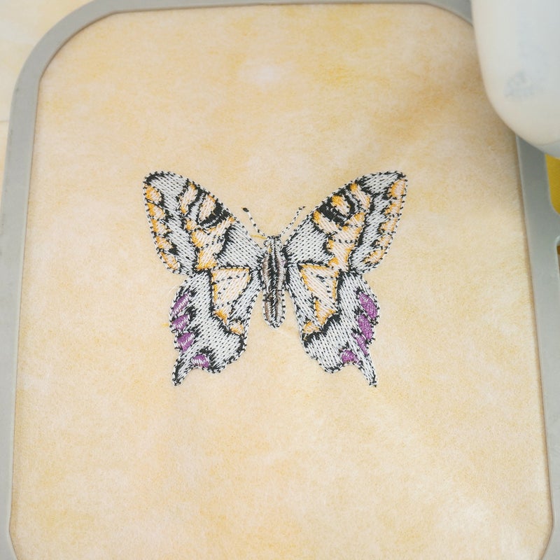 New Brothread Tear Away Machine Embroidery Stabilizer Backing 8"x8" - 100 Precut Sheets - Medium Weight 1.8 oz- Fits 4x4 and 6x6 Hoops - Image 5