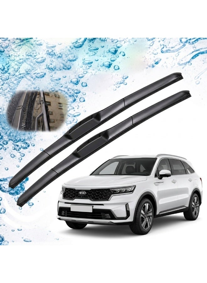 Elshafey front Windshield Wiper Blades for KIA Sorento 2020 - 2023 - Image 1