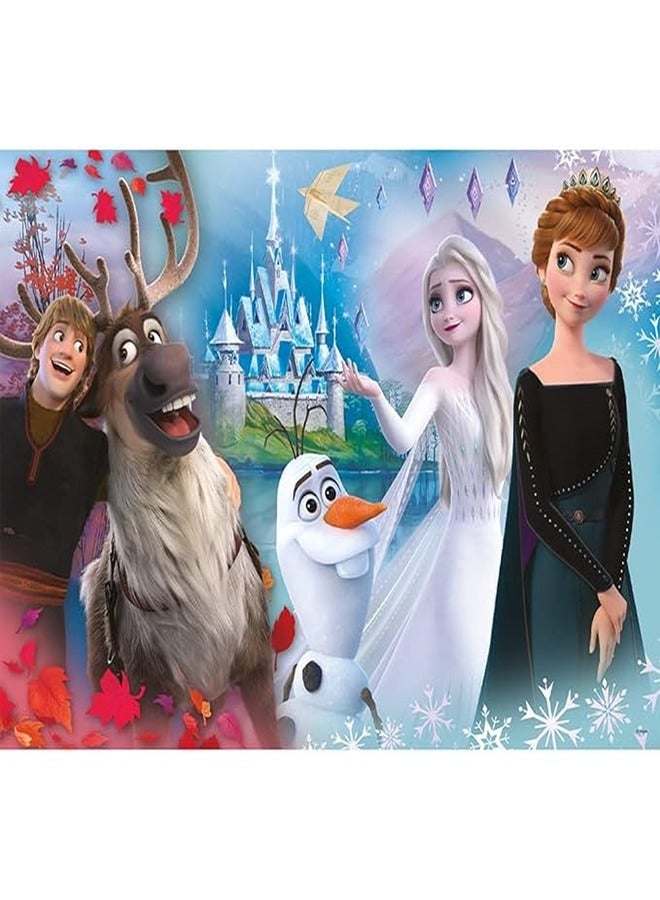 Trefl - Puzzle Anna and Elsa are cheerful in the world 104 Pieces - 50017 - Image 3