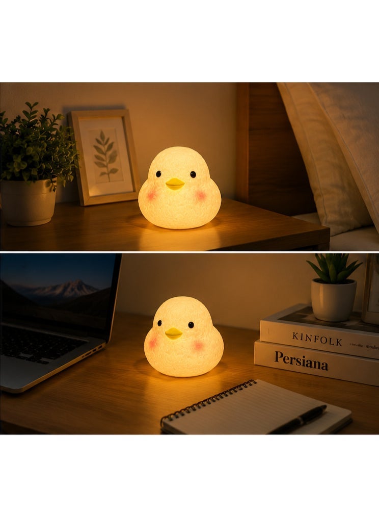 Cute Duck Night Light – Battery Powered Warm LED Lamp - Image 3