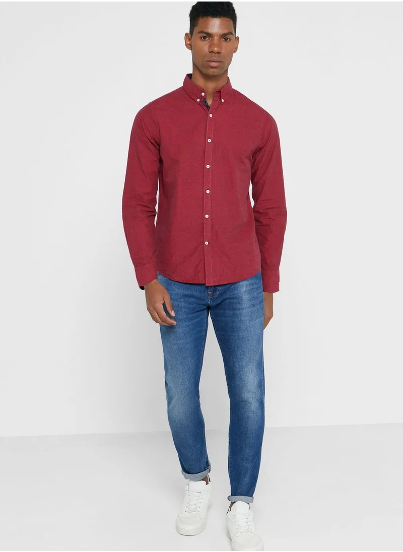 بيسيك إكس إكس Button Down Regular Fit Shirt
