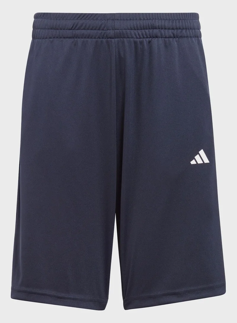 adidas طقم تدريب ايروريدي اساسي بقصة عادية و3 خطوط