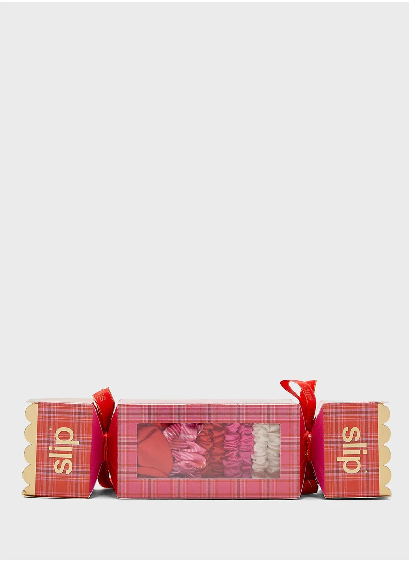 سليب Scarlet Bon Bon -Mixed Silk Scrunchie Set - 5 Pack