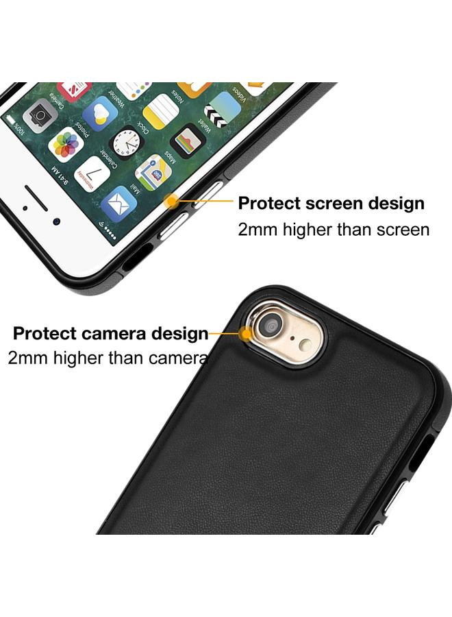 S-TOP Case For iPhone SE 2022 / 6 / 7 / 8 / SE 2020 Leather Texture Full Coverage Phone Case - Image 4