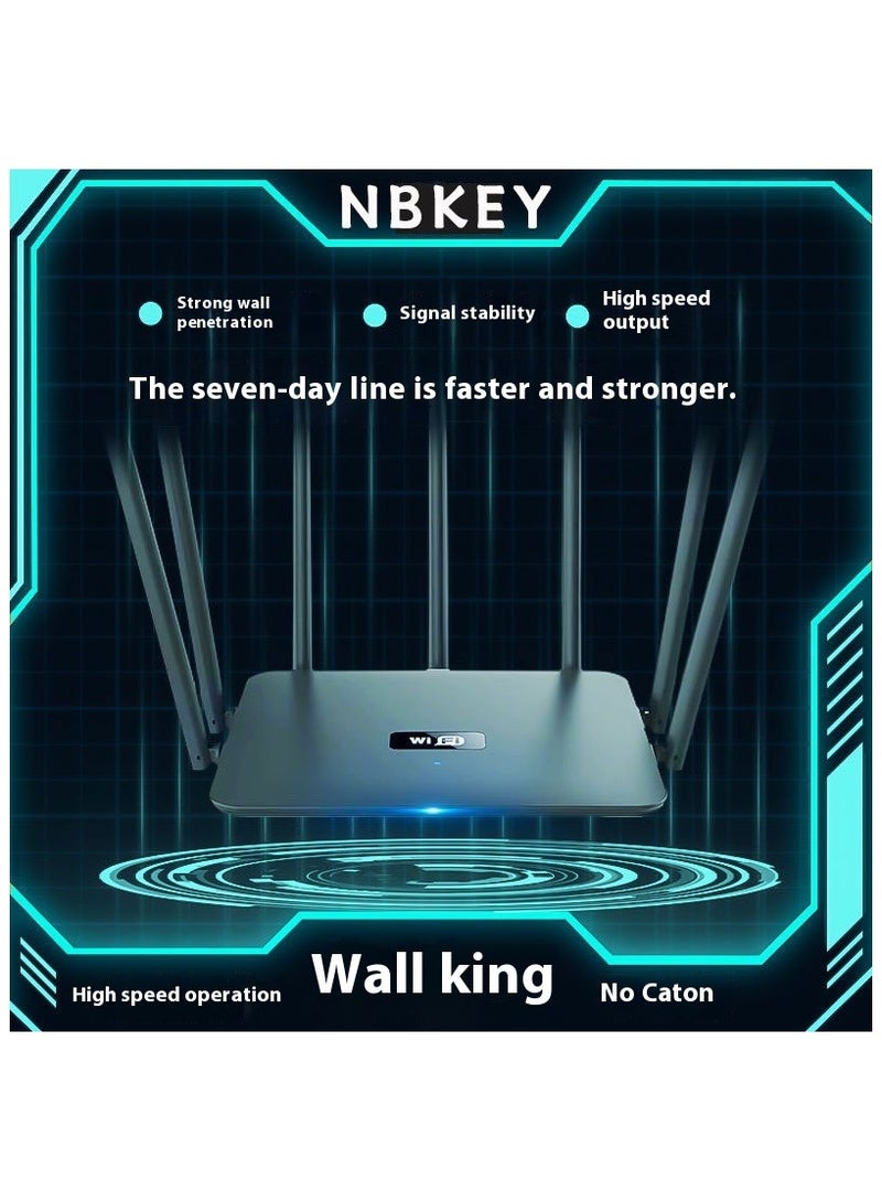 Dual-band 5G Gigabit router home high speed wifi through the wall king signal wi-fi, support beamforming and MU-MIMO, perfect for gaming
