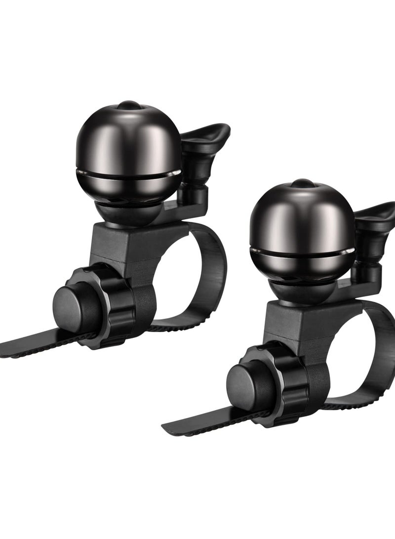 Excefore Classic Bike Bell with Loud Sound, Mountain Bike MTB Bell for 0.82-0.86in/21-22mm Handlebars, Clear Ring Bell for Adults and Riders - Image 1