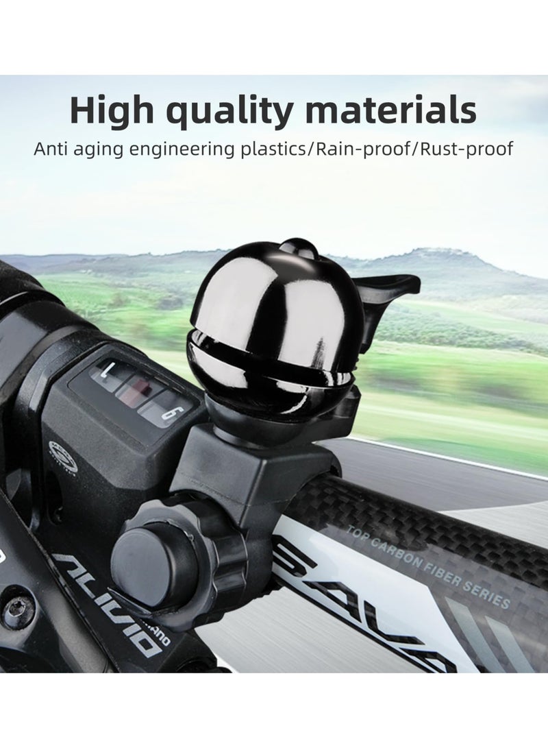 Excefore Classic Bike Bell with Loud Sound, Mountain Bike MTB Bell for 0.82-0.86in/21-22mm Handlebars, Clear Ring Bell for Adults and Riders - Image 5