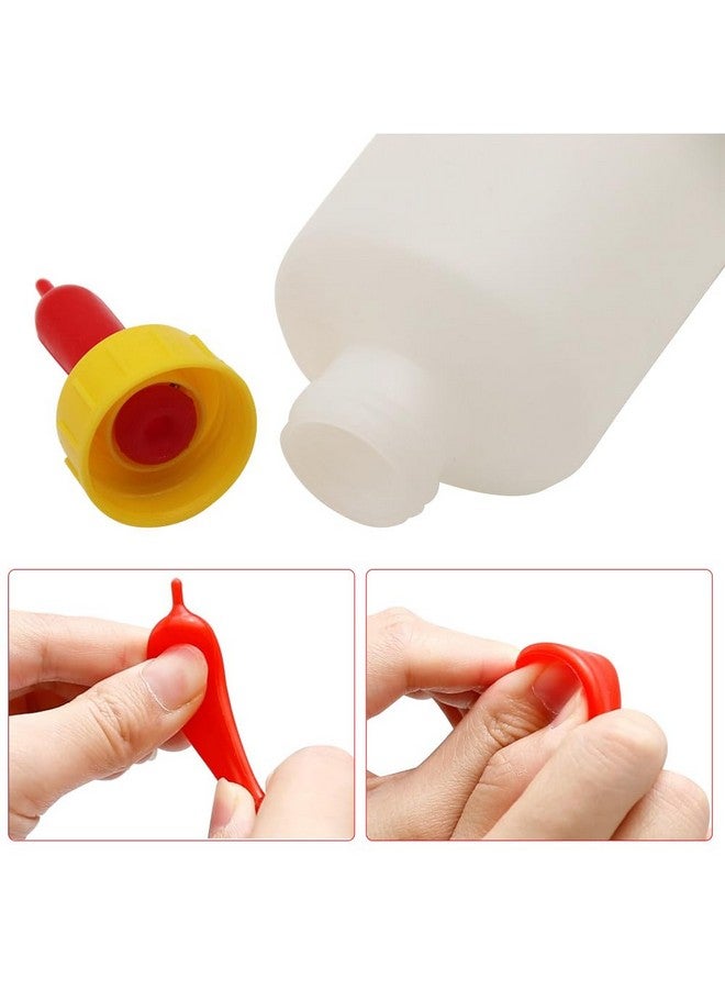 APlayfulBee Goat Nipple and Bottles Set, 20 Pieces Cow Calf Milk Drink Nipple and 2 Pieces 400 ml Lamb Feeding Bottle Kit for Sheep Goat Pup Dog Farm Supplies - Image 3