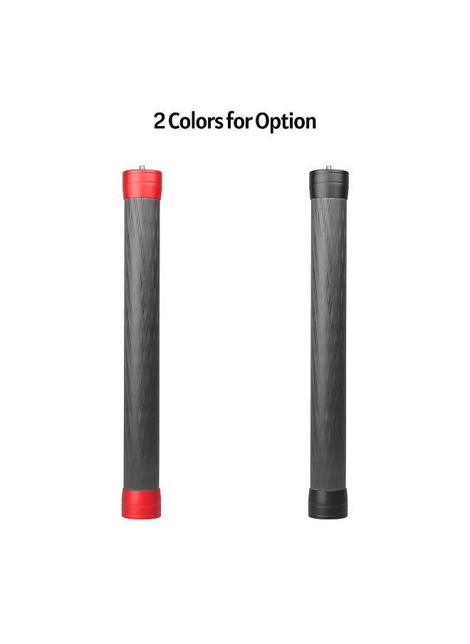 Generic Universal Carbon Fiber Extension Pole Rod 35cm/13.8in with 1/4-inch 3/8-inch Mounting Interface for Camera Gimbal Stabilizer Video Cage Phone Rig  - Image 2