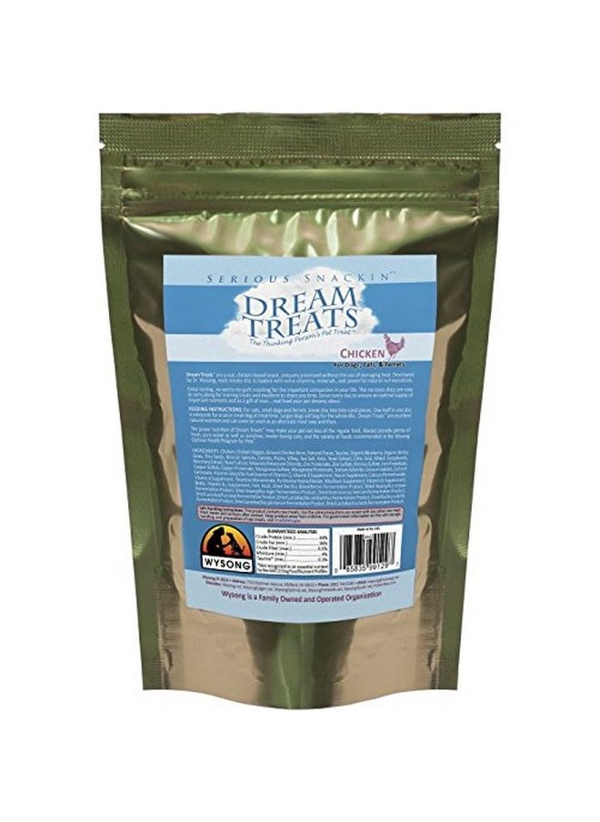 Wysong - Wysong Dream Treats Chicken - for Dogs/Cats/Ferrets - Raw Food - 4.9 Ounce Bag - Image 1