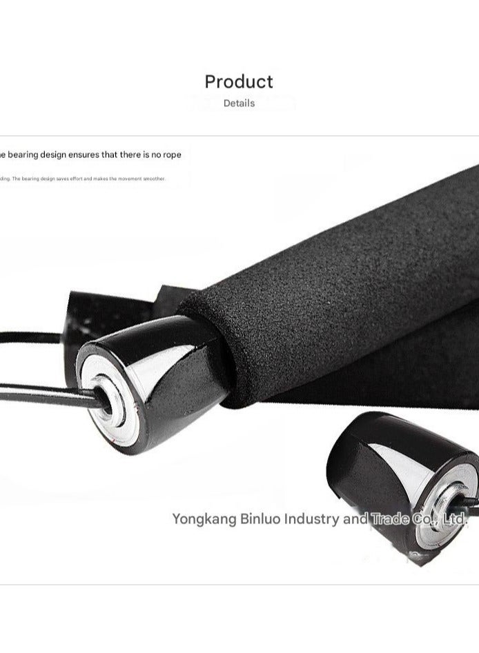 Generic Bearing Skipping Rope For Children Primary School adult Middle School Entrance Examination, Specialized Fitness Pattern Skipping Rope  - Image 4