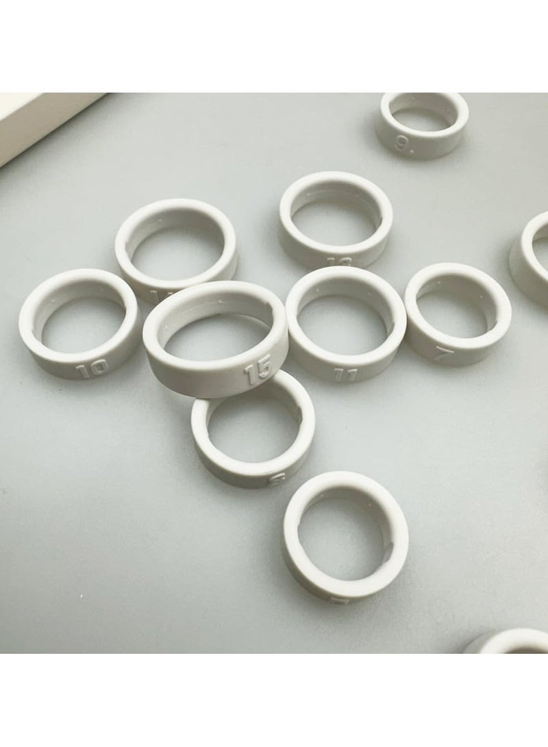 مجموعة قياس الخواتم الأربعة - اختر مقاس خاتمك المثالي | أداة قياس احترافية للإصبع | تحديد المقاسات بدقة | أداة قياس المجوهرات بدقة - Image 5