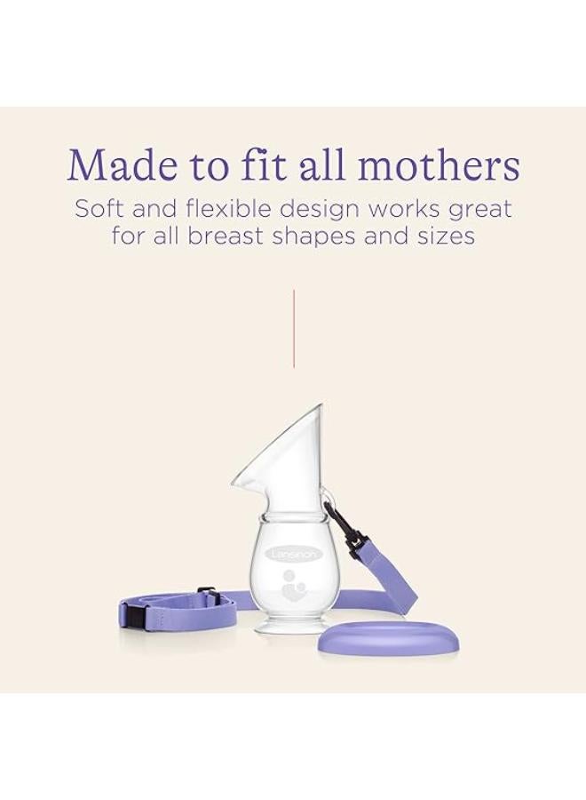 Lansinoh Silicone Breast Pump for Breastfeeding, 4 ounces 1 Count (Pack of 1) - Image 2