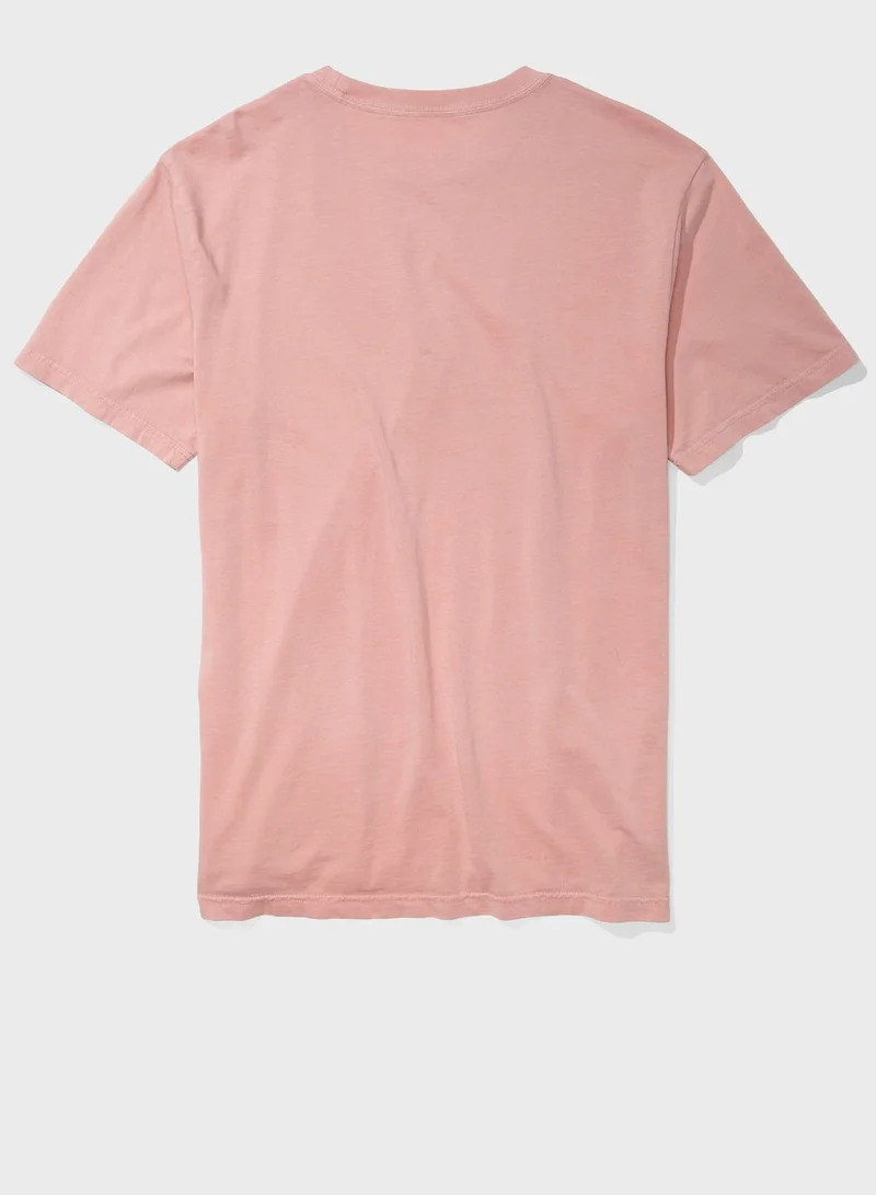 American Eagle Logo Crew Neck T-Shirt