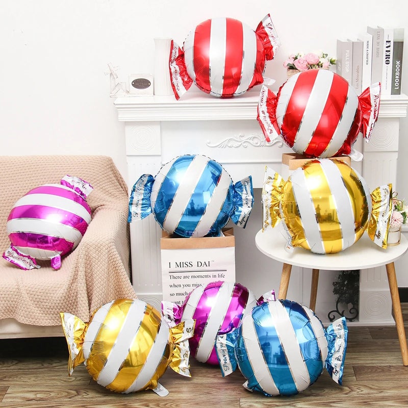 Donut Aluminum Film Balloon Candy Lollipop Balloon Children Mixed Color Birthday Holiday Party Decoration Props Balloon - Image 3