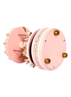 ORiTi New Pink Wooden Merry Go Round Carousel Classic Music Box Gift Toy  - Image 3