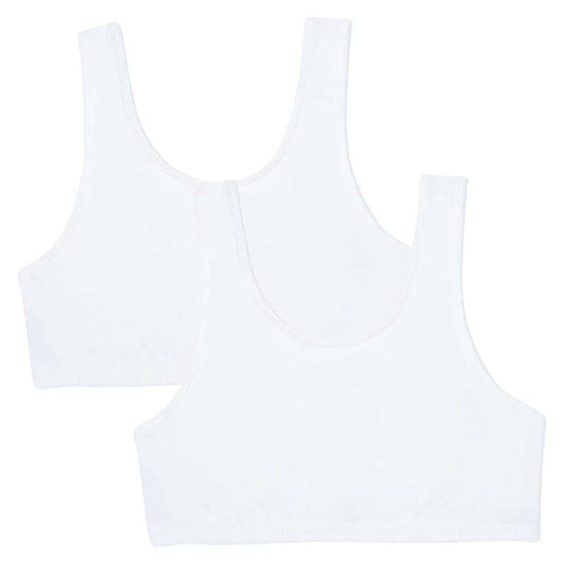 Mysha Sports Bra for Women & Girls - Cotton Non-Padded Full Coverage Training Bra (Pack of 2) - Image 1