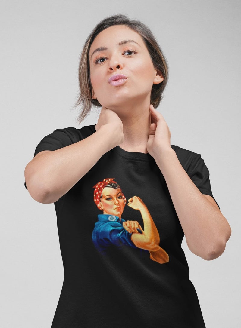 MERCH Feminist Women Power Cotton Printed T-Shirt - Image 1